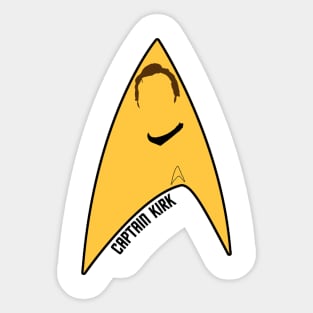 Captain Kirk Sticker